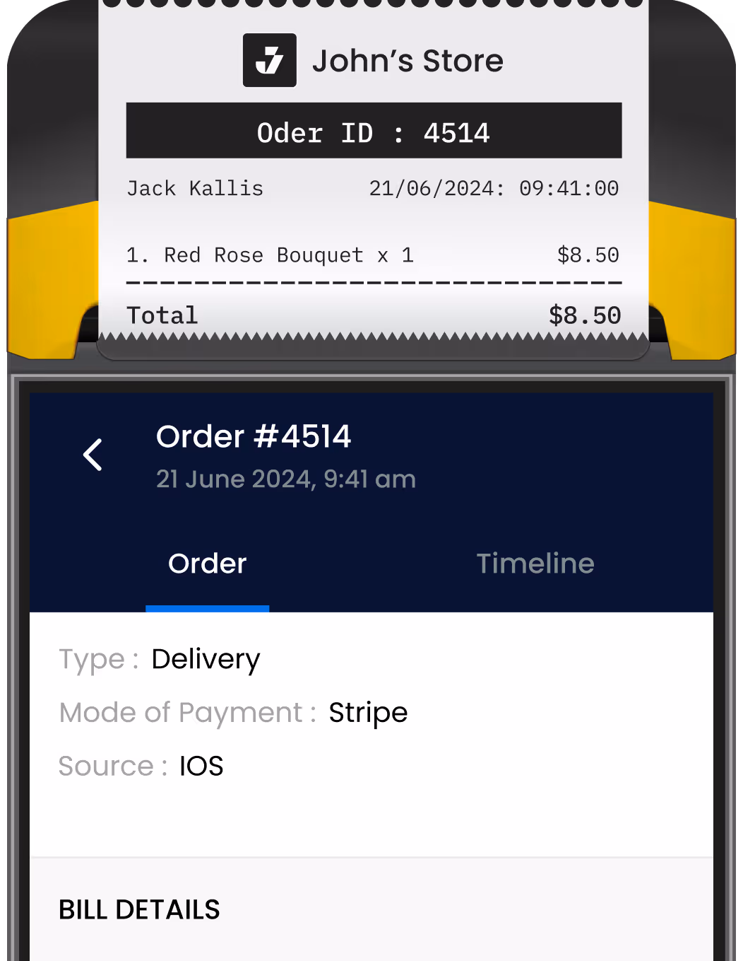 Merchant App Mockup